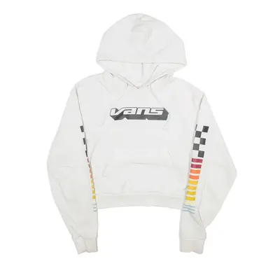 VANS Hoodie White Pullover Womens S