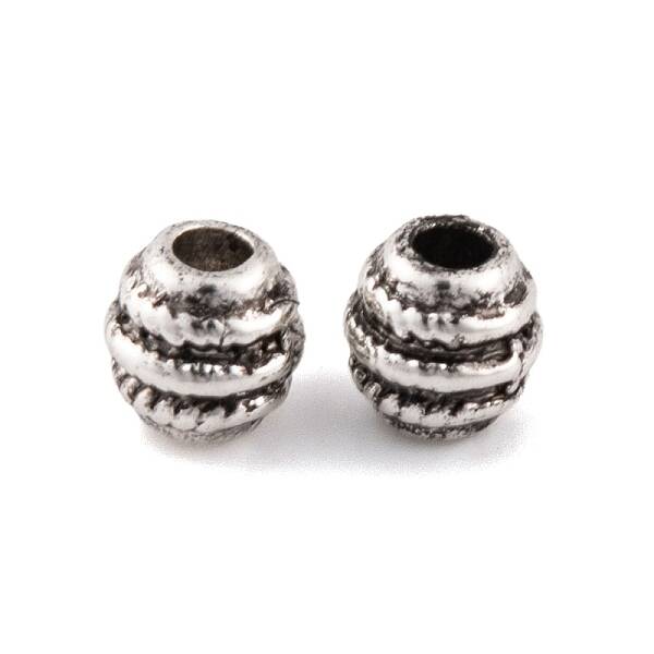 Antique Silver Alloy Tibetan Beads