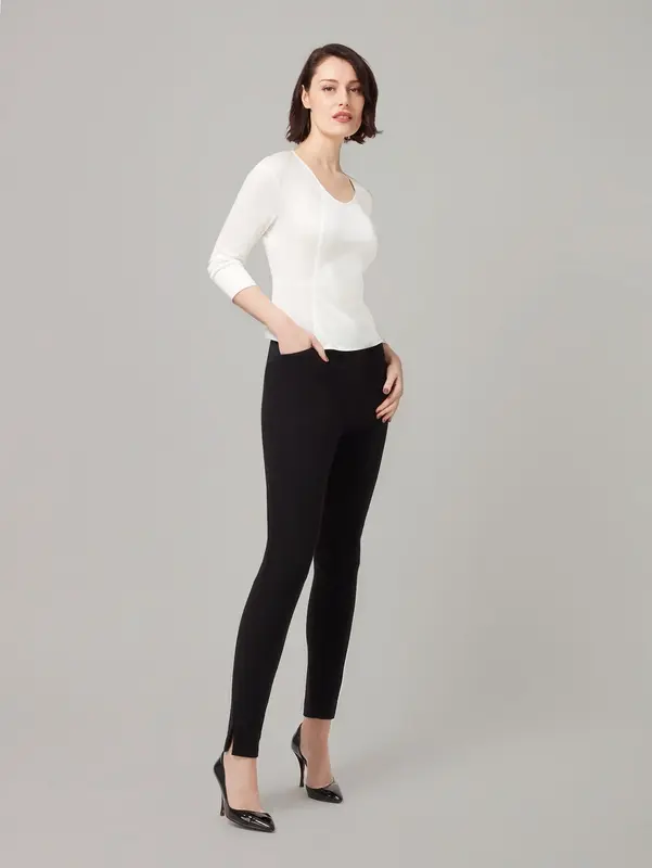 SNOWDROP | Cotton Blouse Top | Color: Porcelain | Size: L