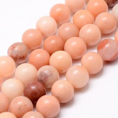 Natural Pink Aventurine Beads Strands