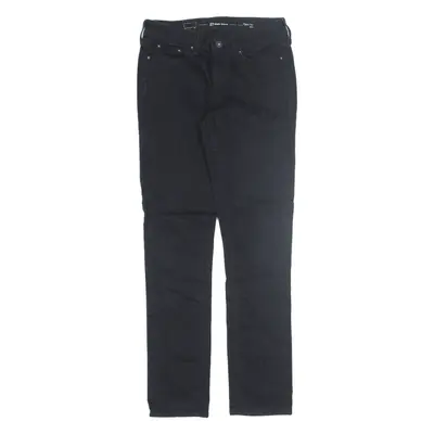 LEVI'S Slight Curve Jeans Black Denim Slim Straight Womens W27 L32
