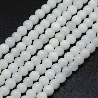 Natural White Moonstone Beads Strands