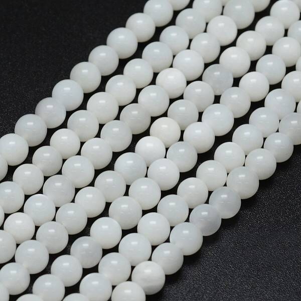 Natural White Moonstone Beads Strands