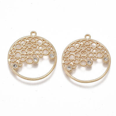 Brass Filigree Pendants