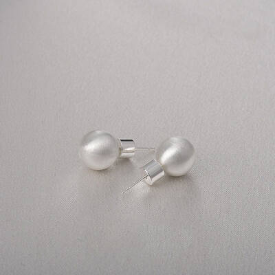 Round Ball Drawbench Brass Ear False Plugs for Women