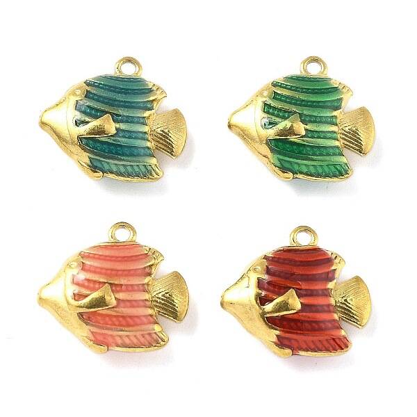 304 Stainless Steel Enamel Pendants