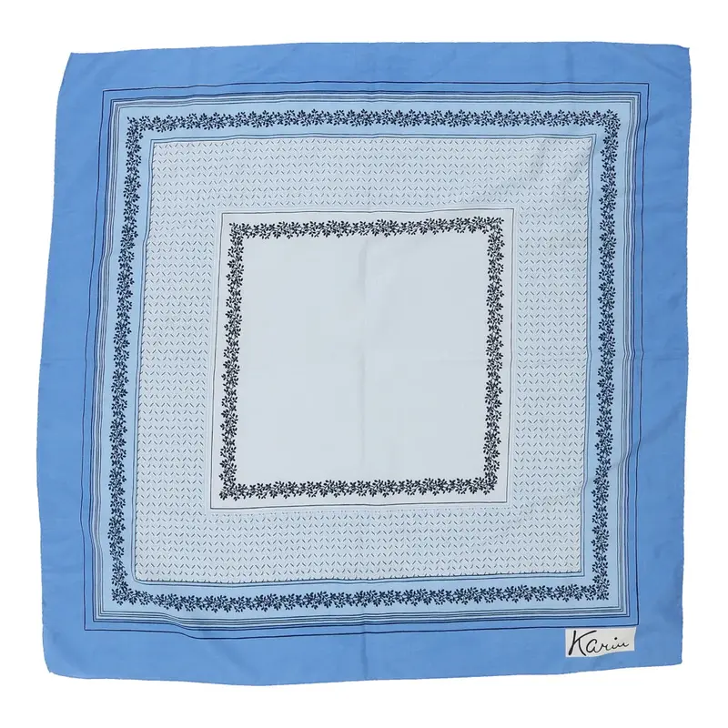 Karim Scarf - No Size Blue Polyester