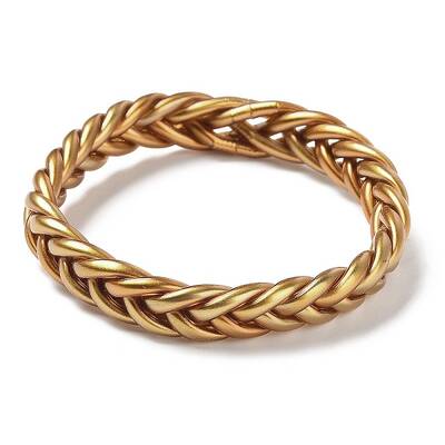 Plastic Cord Braided Stretch Bracelets