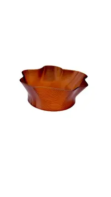 3D Printed Ruffle Cuff in Brown | Size: S