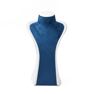Bust Shaped PU Leather Jewelry Display Stands for Necklaces