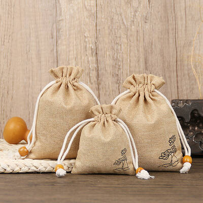 Linenette Drawstring Bags