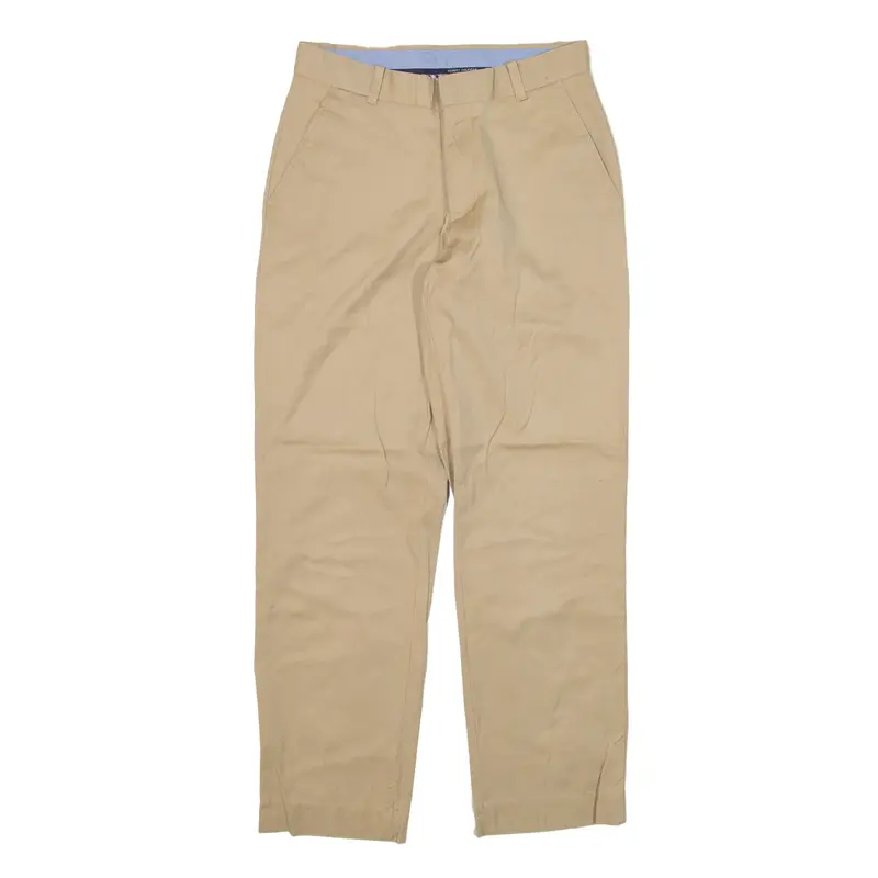 TOMMY HILFIGER Chino Trousers Beige Regular Straight Boys W26 L26