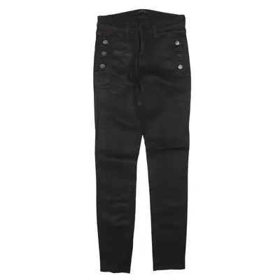 JBRAND Jeans Black Denim Slim Skinny Womens W24 L28