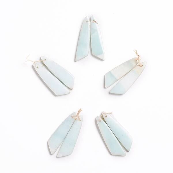 Natural Hemimorphite Pendants