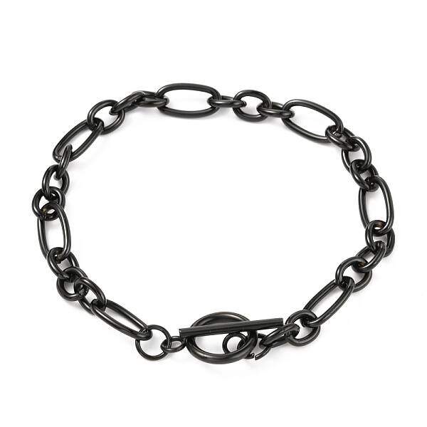 Unisex 304 Stainless Steel Figaro Chain Bracelets