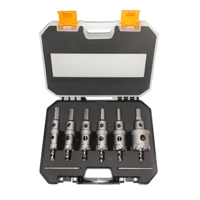 8-piece hard metal Stainless Steel TCT tool set, carbide pointed hole saw kit - metal working, stainless steel and iron plate...