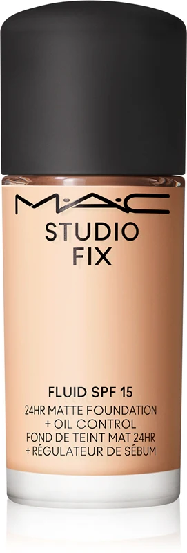 MAC Cosmetics Mini Studio Fix Fluid SPF 15 24HR Matte Mattifying Foundation SPF 15 Color NW13 15 ml