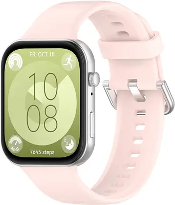 4Wrist Cinturino In Silicone Per Huawei Fit 3 - Rosa