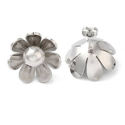 Brass Stud Earrings
