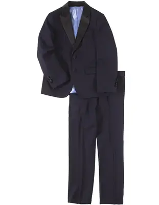 Mens Navy Blue Wedding Tuxedo - Dark Blue Tuxedo Suit