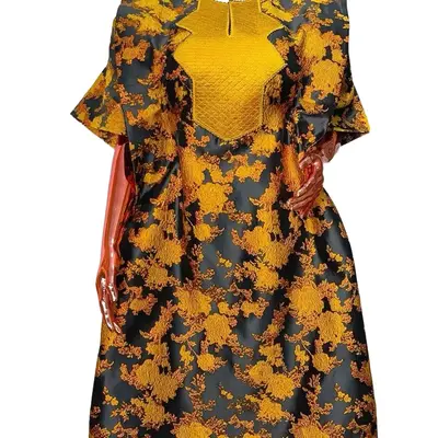 Elegant Midi Kaftan Bubu Dress- One size fit all for all women perfect for weddings, parties and classy occasions