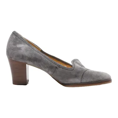 MATTIL Pump Heels Grey Leather Womens UK 5