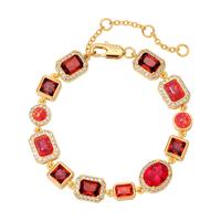 Cherry (Red) Solstice Gemstone Bracelet