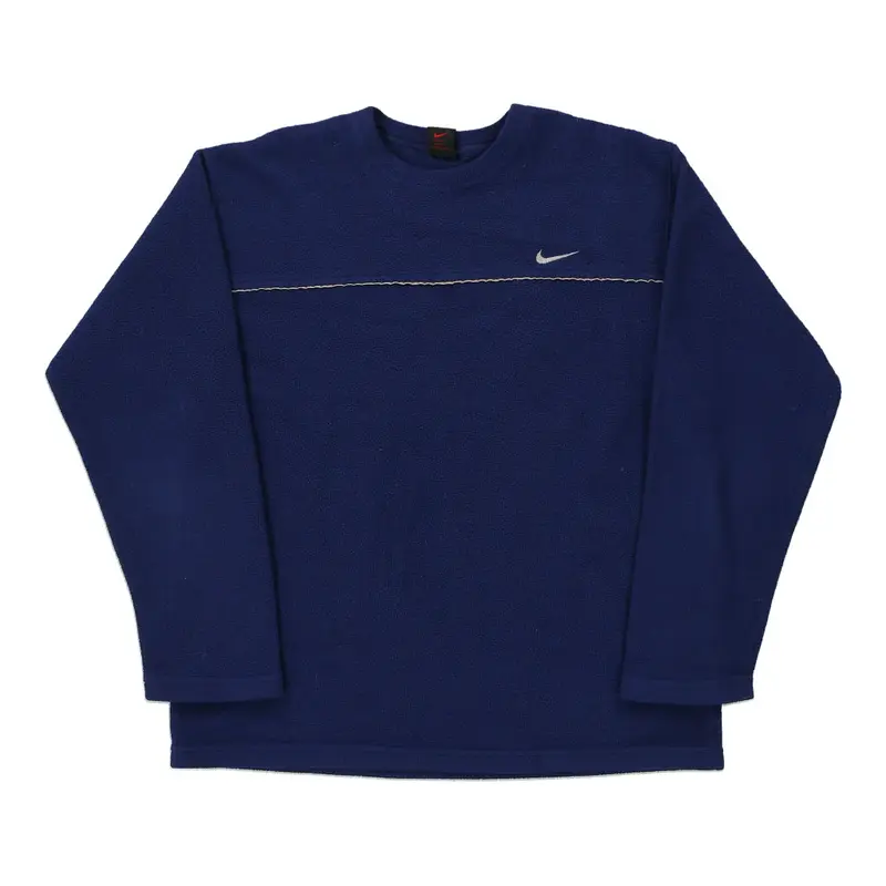Age 13-15 Nike Fleece - XL Blue Polyester