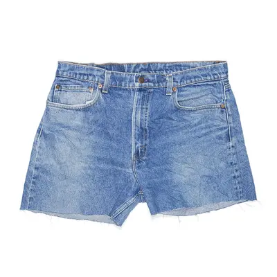 LEVI'S Made in USA Blue 90s Regular Cut-Off Shorts Womens L W36