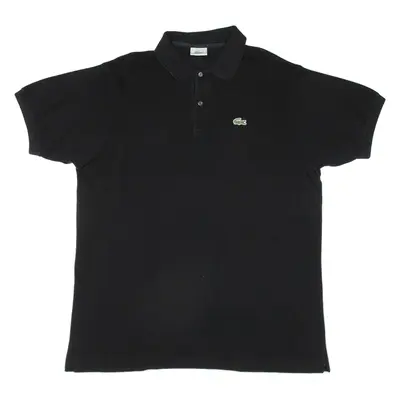 LACOSTE Mens Polo Shirt Black XL