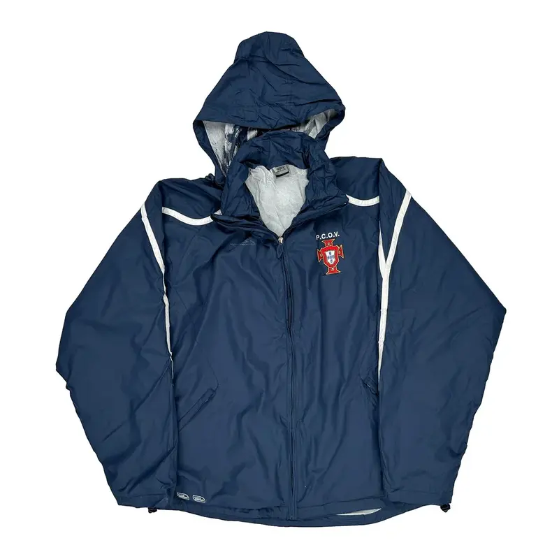 Umbro Jacket - Large Blue Polyester