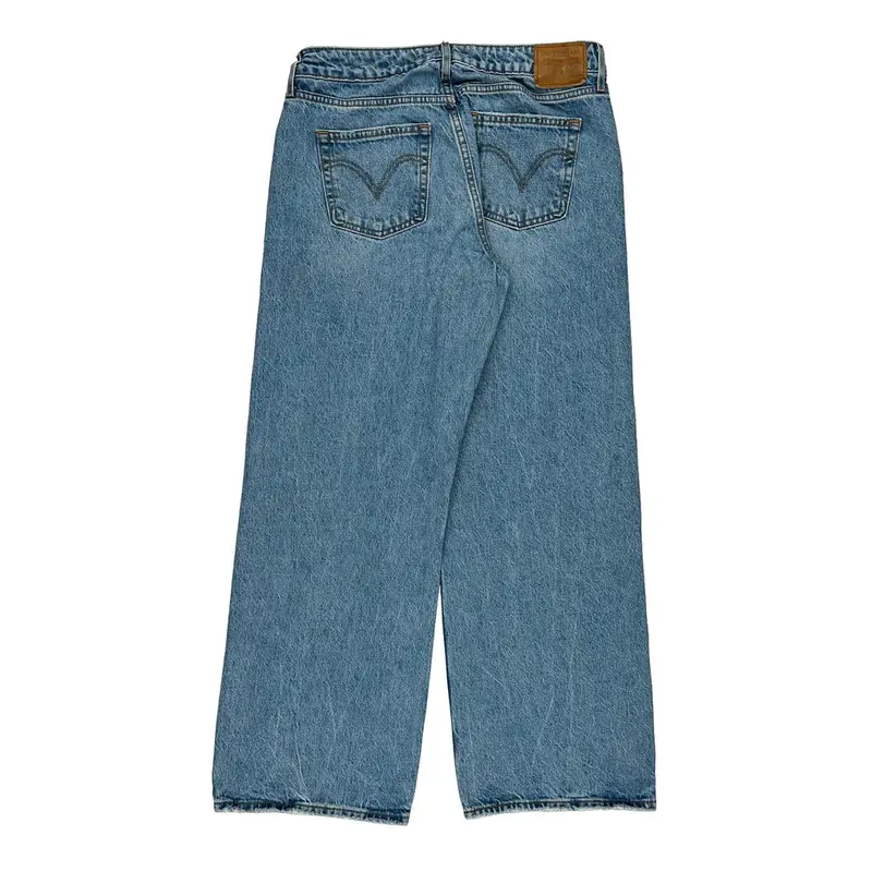 Levis Baggy Jeans - 32W UK 12 Blue Cotton | size: UK 12