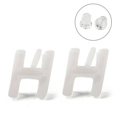 Hypoallergenic Bioceramics Zirconia Ceramic Stud Earrings