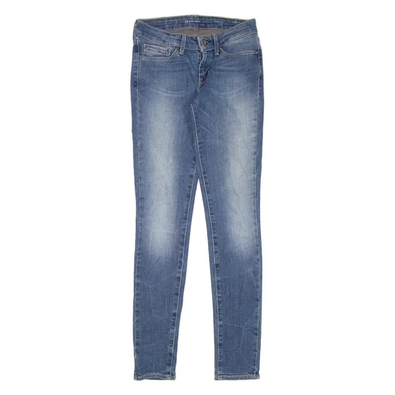LEVI'S Modern Rise Womens Jeans Blue Slim Skinny Stone Wash W25 L32