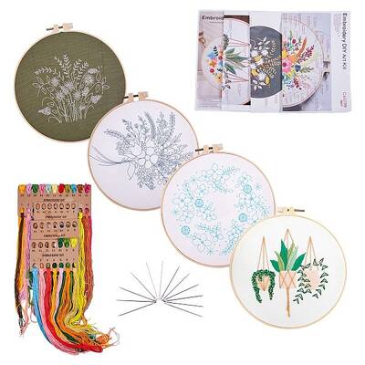 4 Sets 4 Style Embroidery Tool Accessories