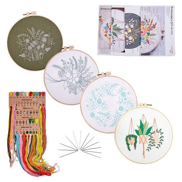 4 Sets 4 Style Embroidery Tool Accessories