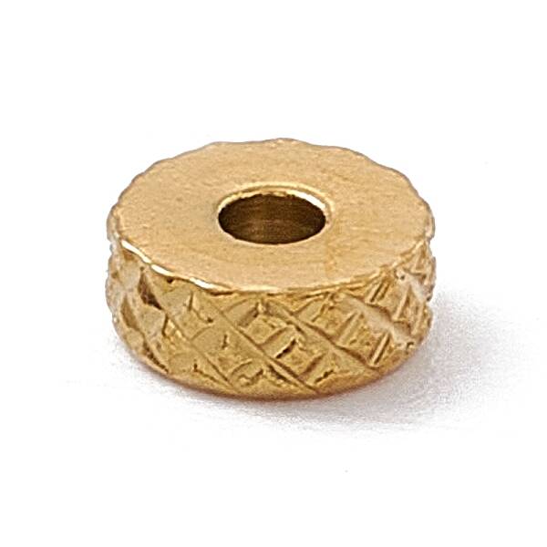 Chevron Pattern 304 Stainless Steel Beads