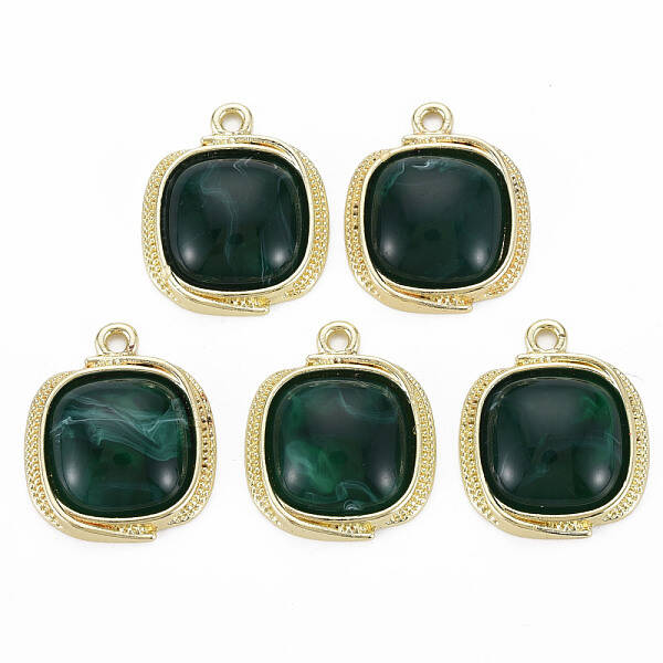 Light Gold Plated Alloy Pendants