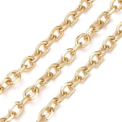 Oval Oxidation Aluminum Cable Chains