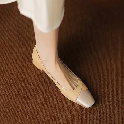 CHIKO Vivienne Square Toe Block Heels Pumps Shoes