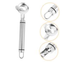 Stainless Steel Peeler - Multi-Purpose Kitchen Tools, Cactus Peeler, Noodle Cutter & Scoop, Durable & Cute-Grip Handles