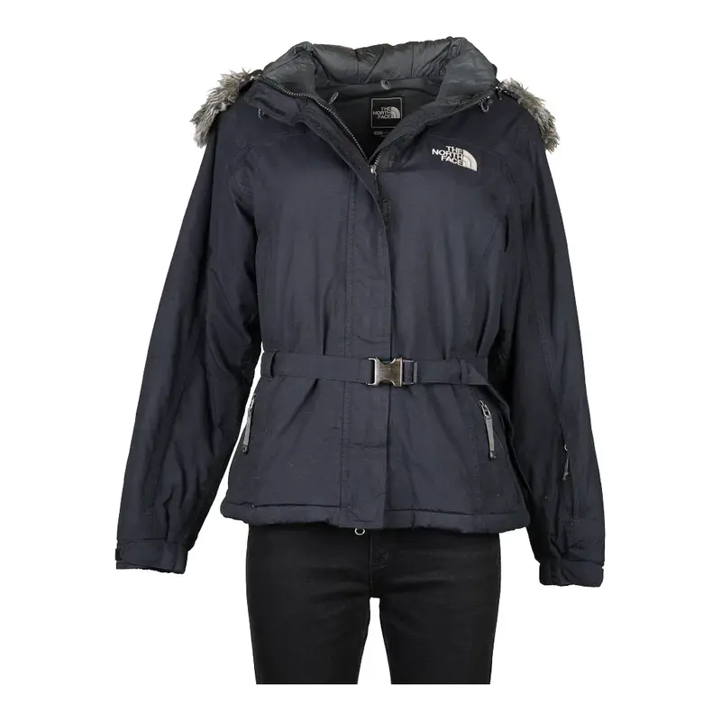 550 The North Face Coat - Medium Navy Polyester