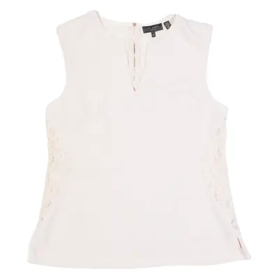 TED BAKER Womens Vest Pink V-Neck Sleeveless M