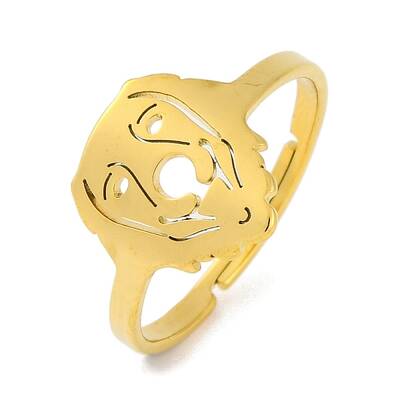201 Stainless Steel Adjustable Ring for Women