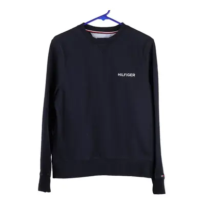 Tommy Hilfiger Sweatshirt - Small Navy Cotton Blend