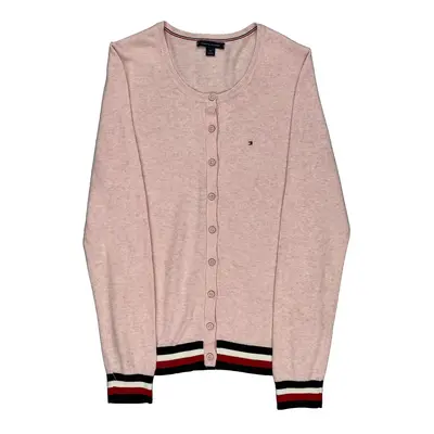 Tommy Hilfiger Cardigan - Small Pink Cotton
