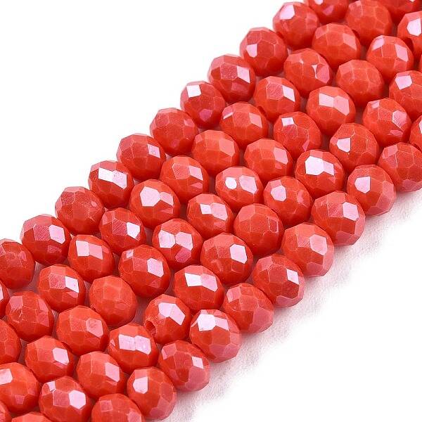 Electroplate Glass Beads Strands