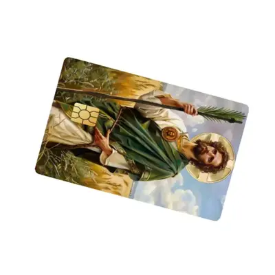 San Judas Tadeo Credit Card Sticker - Decorative Sticker for Credit Card