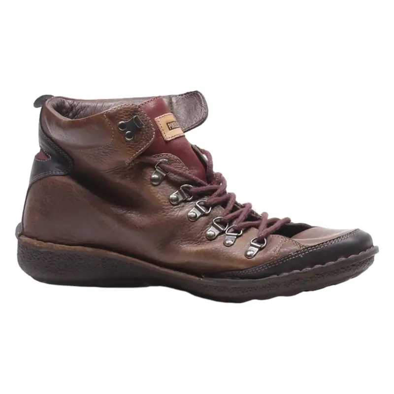 PIKOLINOS High Top Trainers Brown Leather Mens UK 12