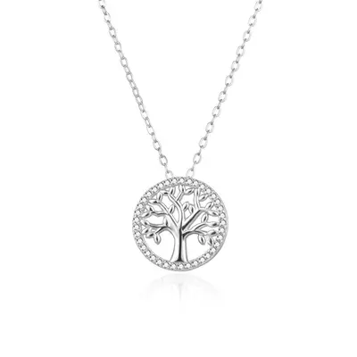 Agato Sterling Silver Tree of Life Necklace AGS1542/47